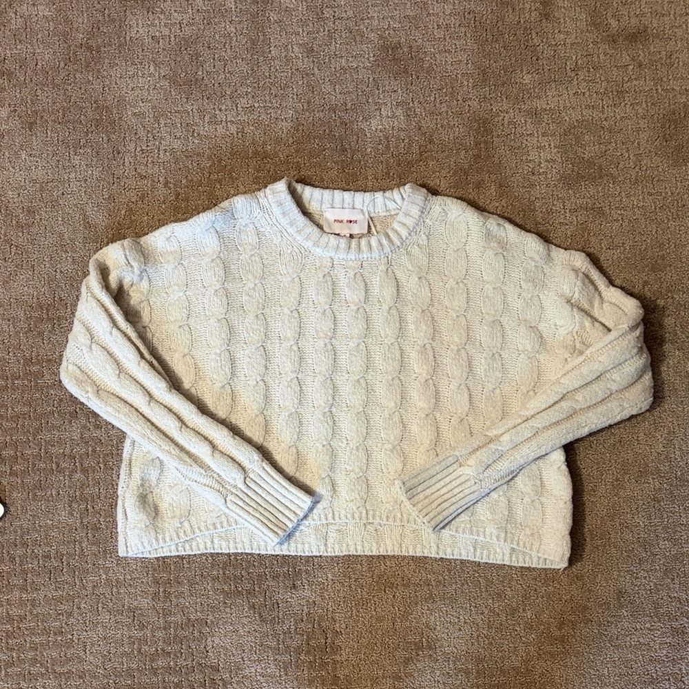 Pink Rose Sweater